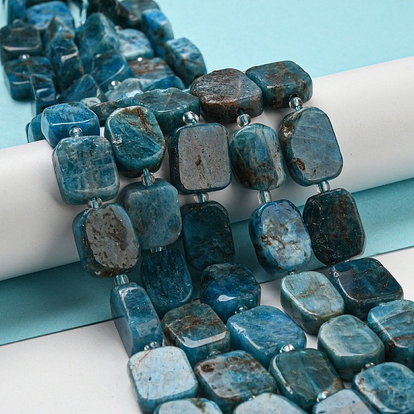 PandaHall Natural Apatite Beads Strands, with Seed Beads, Rectangle, 12~17.5x9.5~13x5~7.5mm, Hole: 1mm, about 25~26pcs/strand...
PandaHall Natural Apatite Beads Strands, with Seed Beads, Rectangle, 12~17.5x9.5~13x5~7.5mm, Hole: 1mm, about 25~26pcs/strand...