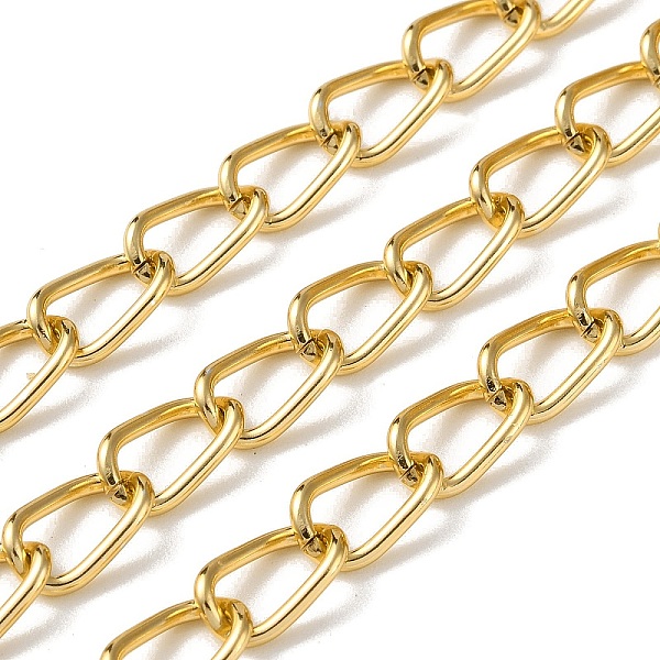 PandaHall Oxidation Aluminum Curb Chains, Unwelded, with Spool, Golden, 12x8x1.5mm, about 164.04 Feet(50m)/Roll Aluminum
PandaHall Oxidation Aluminum Curb Chains, Unwelded, with Spool, Golden, 12x8x1.5mm, about 164.04 Feet(50m)/Roll Aluminum