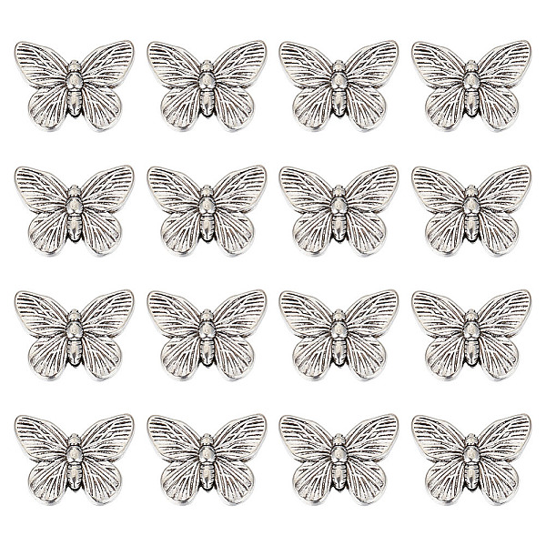 PandaHall GOMAKERER 40 Pcs Alloy Butterfly Beads, Vintage Antique Silver Butterfly Beads Tibetan Style Insect Beads for Jewelry Making...
PandaHall GOMAKERER 40 Pcs Alloy Butterfly Beads, Vintage Antique Silver Butterfly Beads Tibetan Style Insect Beads for Jewelry Making...