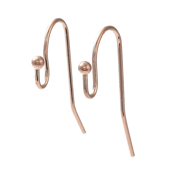 PandaHall Ion Plating(IP) 316 Stainless Steel Earring Hooks, Ear Wire, Rose Gold, 21x12x2mm, 20 Gauge, Pin: 0.8mm 316 Surgical Stainless...
PandaHall Ion Plating(IP) 316 Stainless Steel Earring Hooks, Ear Wire, Rose Gold, 21x12x2mm, 20 Gauge, Pin: 0.8mm 316 Surgical Stainless...