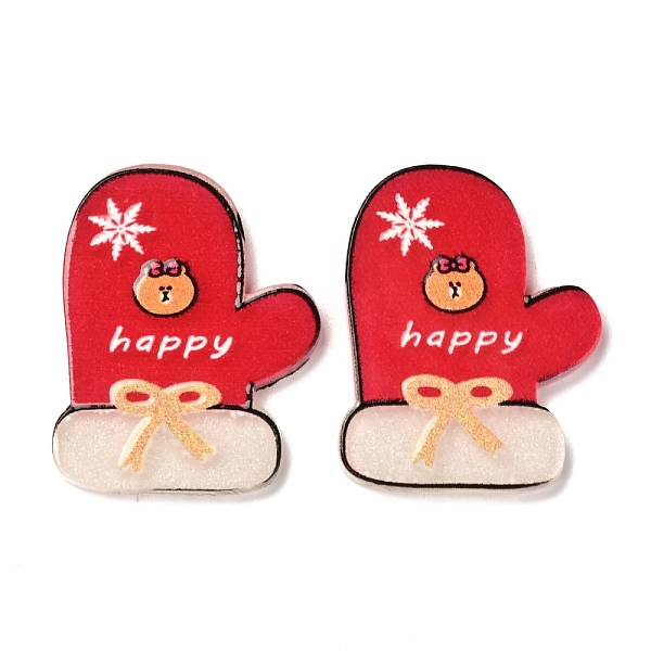 PandaHall Christmas Themed Acrylic Cabochons, Christmas Glove, Red, 29.5x23.5x2mm Acrylic Others Red
PandaHall Christmas Themed Acrylic Cabochons, Christmas Glove, Red, 29.5x23.5x2mm Acrylic Others Red