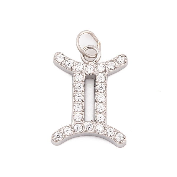 PandaHall 316 Stainless Steel Micro Pave Cubic Zirconia Pendants, with Jump Rings, Stainless Steel Color, 12 Constellation Charm, Stainless..., Clear
PandaHall 316 Stainless Steel Micro Pave Cubic Zirconia Pendants, with Jump Rings, Stainless Steel Color, 12 Constellation Charm, Stainless..., Clear