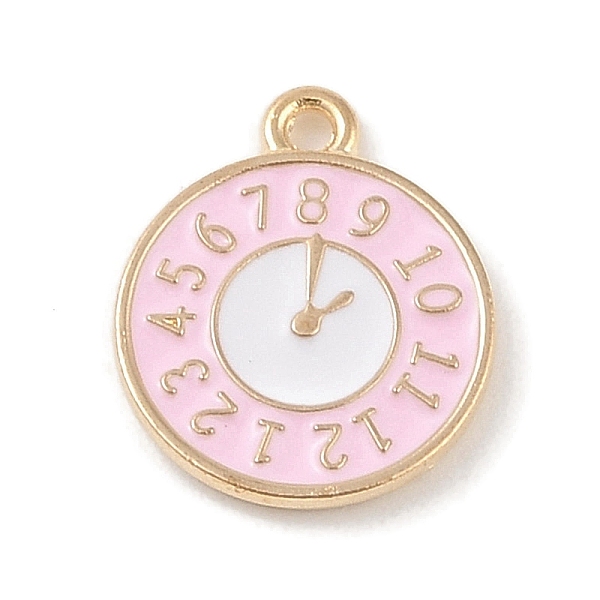 PandaHall Alloy Enamel Pendants, Light Gold, Clock Charm, Pink, 16x13.5x1.5mm, Hole: 1.5mm Alloy+Enamel Clock Pink
PandaHall Alloy Enamel Pendants, Light Gold, Clock Charm, Pink, 16x13.5x1.5mm, Hole: 1.5mm Alloy+Enamel Clock Pink