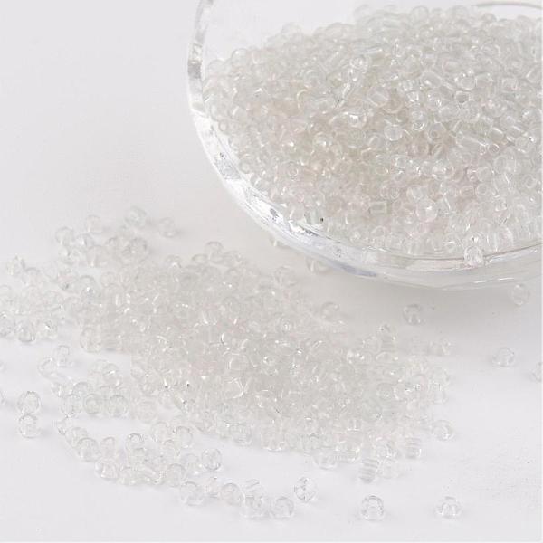PandaHall 8/0 Glass Seed Beads, Transparent, Round, White, 3mm, Hole: 1mm, about 1097pcs/50g Glass White
PandaHall 8/0 Glass Seed Beads, Transparent, Round, White, 3mm, Hole: 1mm, about 1097pcs/50g Glass White