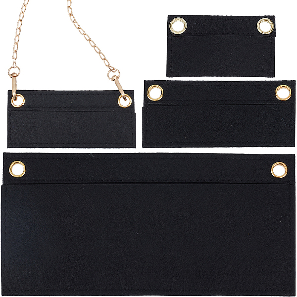 PandaHall CREATCABIN 3Pcs Black Purse Felt Insert Organizer 3 Sizes Wool Tote Bag Organizer with Eyelet Bag Classic Inner Pocket Storage...
PandaHall CREATCABIN 3Pcs Black Purse Felt Insert Organizer 3 Sizes Wool Tote Bag Organizer with Eyelet Bag Classic Inner Pocket Storage...