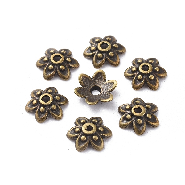 PandaHall Tibetan Style Bead Caps, Lead Free, Cadmium Free and Nickel Free, Antique Bronze, 9x3mm, Hole: 1mm Alloy
PandaHall Tibetan Style Bead Caps, Lead Free, Cadmium Free and Nickel Free, Antique Bronze, 9x3mm, Hole: 1mm Alloy