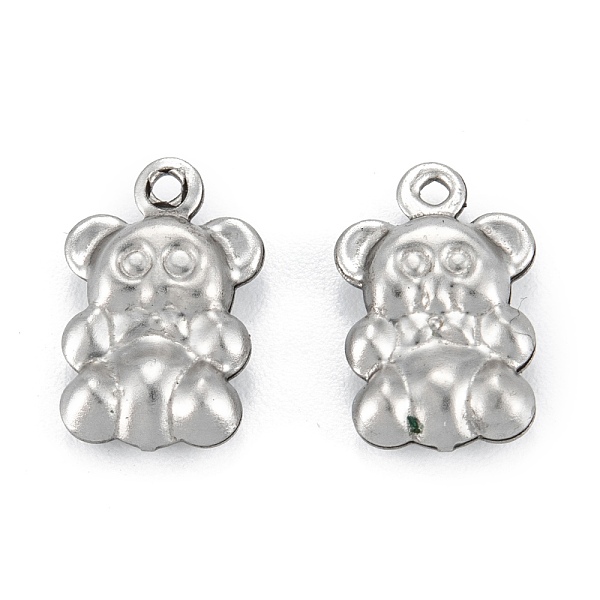 PandaHall 316 Surgical Stainless Steel Charms, Bear, Stainless Steel Color, 13x8x3mm, Hole: 1mm 316 Surgical Stainless Steel Bear
PandaHall 316 Surgical Stainless Steel Charms, Bear, Stainless Steel Color, 13x8x3mm, Hole: 1mm 316 Surgical Stainless Steel Bear