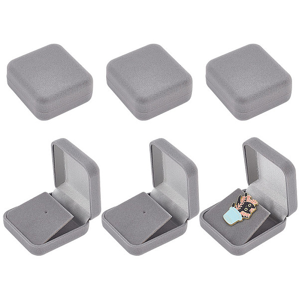 PandaHall FINGERINSPIRE 6 pcs Silver Velvet Badge Display Box 30mm Lapel Pin Collection Display Holder Square Velvet Brooch Storage Boxes...
PandaHall FINGERINSPIRE 6 pcs Silver Velvet Badge Display Box 30mm Lapel Pin Collection Display Holder Square Velvet Brooch Storage Boxes...