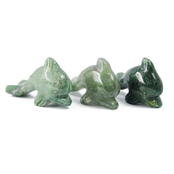 PandaHall Natural Moss Agate Sculpture Display Decorations, for Home Office Desk, Dolphin, 38~41x17.5x26mm Moss Agate Dolphin
PandaHall Natural Moss Agate Sculpture Display Decorations, for Home Office Desk, Dolphin, 38~41x17.5x26mm Moss Agate Dolphin