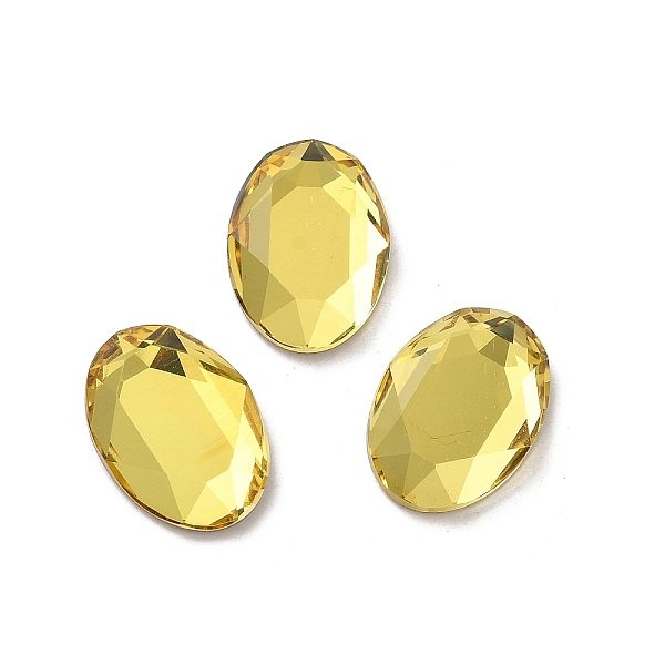 PandaHall Glass Rhinestone Cabochons, Flat Back & Back Plated, Faceted, Oval, Citrine, 14x10x3.5mm Glass Rhinestone Oval Orange
PandaHall Glass Rhinestone Cabochons, Flat Back & Back Plated, Faceted, Oval, Citrine, 14x10x3.5mm Glass Rhinestone Oval Orange
