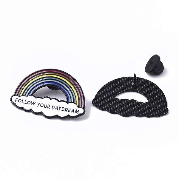 PandaHall Creative Zinc Alloy Brooches, Enamel Lapel Pin, with Iron Butterfly Clutches or Rubber Clutches, Electrophoresis Black Color...
PandaHall Creative Zinc Alloy Brooches, Enamel Lapel Pin, with Iron Butterfly Clutches or Rubber Clutches, Electrophoresis Black Color...