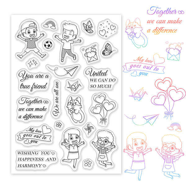 PandaHall PVC Plastic Stamps, for DIY Scrapbooking, Photo Album Decorative, Cards Making, Stamp Sheets, Human Pattern, 16x11x0.3cm Plastic...
PandaHall PVC Plastic Stamps, for DIY Scrapbooking, Photo Album Decorative, Cards Making, Stamp Sheets, Human Pattern, 16x11x0.3cm Plastic...