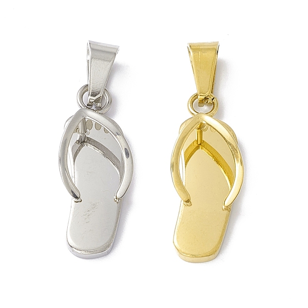 PandaHall 304 Stainless Steel Pendants, Flip Flops, Mixed Color, 23.5x9x6.5mm, Hole: 6.5x3mm 304 Stainless Steel Others
PandaHall 304 Stainless Steel Pendants, Flip Flops, Mixed Color, 23.5x9x6.5mm, Hole: 6.5x3mm 304 Stainless Steel Others