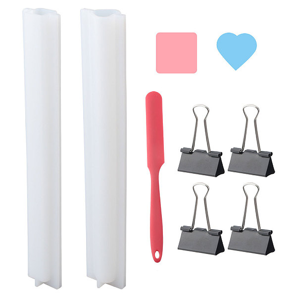 PandaHall Globleland 2 Sets 2 Style Silicone Pillar Soap Molds, with 4Pcs Metal Foldback Clips and 1Pc Heat Resistant Silicone Spatulas..., Multicolor
PandaHall Globleland 2 Sets 2 Style Silicone Pillar Soap Molds, with 4Pcs Metal Foldback Clips and 1Pc Heat Resistant Silicone Spatulas..., Multicolor
