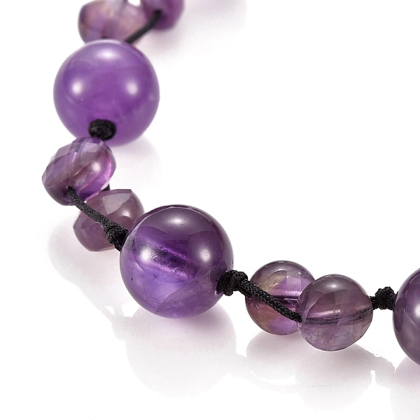 PandaHall Adjustable Nylon Thread Braided Bead Bracelets, with Natural Amethyst Beads, Round & Flat Round, Inner Diameter: 1-1/2~3-1/2 inch...
PandaHall Adjustable Nylon Thread Braided Bead Bracelets, with Natural Amethyst Beads, Round & Flat Round, Inner Diameter: 1-1/2~3-1/2 inch...