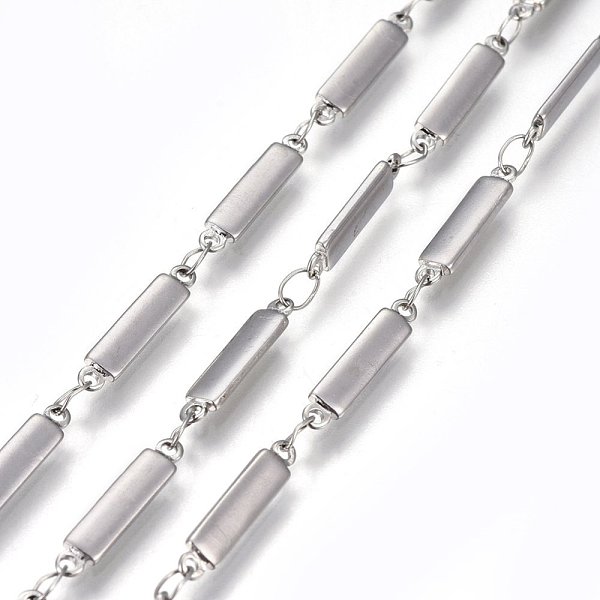 PandaHall 304 Stainless Steel Link Chains, Soldered, Rectangle, Stainless Steel Color, 15x3x1mm 304 Stainless Steel
PandaHall 304 Stainless Steel Link Chains, Soldered, Rectangle, Stainless Steel Color, 15x3x1mm 304 Stainless Steel