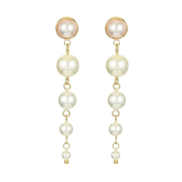 PandaHall Brass Dangle Stud Earrings, Natural Pearl Beaded Tassel Earrings, White, 62x10mm Pearl White
PandaHall Brass Dangle Stud Earrings, Natural Pearl Beaded Tassel Earrings, White, 62x10mm Pearl White