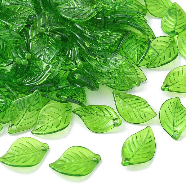 PandaHall Transparent Acrylic Pendants, Leaf, Lime Green, 17.5x11x1.5mm, Hole: 1.5mm, about 25g/bag Acrylic Leaf
PandaHall Transparent Acrylic Pendants, Leaf, Lime Green, 17.5x11x1.5mm, Hole: 1.5mm, about 25g/bag Acrylic Leaf
