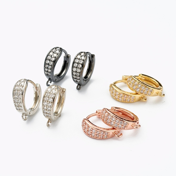 PandaHall Brass Micro Pave Clear Cubic Zirconia Stud Earring Findings, with Loop, Long-Lasting Plated, Mixed Color, 17.5x15x5.5mm, Hole: 1mm...
PandaHall Brass Micro Pave Clear Cubic Zirconia Stud Earring Findings, with Loop, Long-Lasting Plated, Mixed Color, 17.5x15x5.5mm, Hole: 1mm...