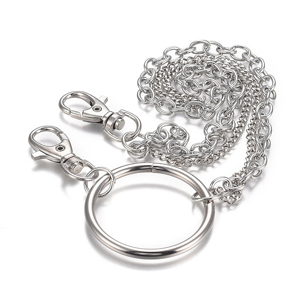 PandaHall Alloy Pocket Chain, Jeans Chains, with Swivel Clasps and Key Rings, for Pants, Belt Loop, Purse Handbag Strap, Keys, Wallet...
PandaHall Alloy Pocket Chain, Jeans Chains, with Swivel Clasps and Key Rings, for Pants, Belt Loop, Purse Handbag Strap, Keys, Wallet...