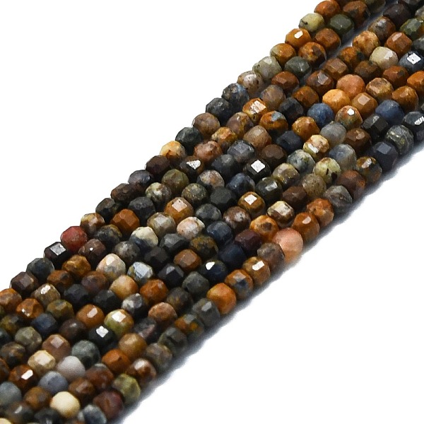 PandaHall Natural Pietersite Beads Strands, Faceted, Cube, 2x2x2mm, Hole: 0.6mm, about 182pcs/strand, 15.16''~15.55''(38.5~39.5cm)...
PandaHall Natural Pietersite Beads Strands, Faceted, Cube, 2x2x2mm, Hole: 0.6mm, about 182pcs/strand, 15.16''~15.55''(38.5~39.5cm)...