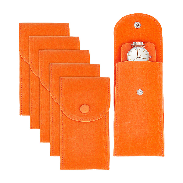 PandaHall 6 Sets Flocky Velvet Watch Storage Pouches, Double-Sided Envelope Watch Bag with Button, Rectangle, Coral, 13.4x7.1cm Velvet..., Red
PandaHall 6 Sets Flocky Velvet Watch Storage Pouches, Double-Sided Envelope Watch Bag with Button, Rectangle, Coral, 13.4x7.1cm Velvet..., Red