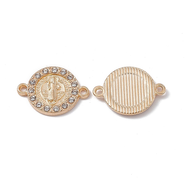 PandaHall Alloy Crystal Rhinestone Connector Charms, Flat Round Links with Virgin Pattern, Religion, Golden, 15.3x20.7x2mm, Hole: 1.6mm..., Clear
PandaHall Alloy Crystal Rhinestone Connector Charms, Flat Round Links with Virgin Pattern, Religion, Golden, 15.3x20.7x2mm, Hole: 1.6mm..., Clear