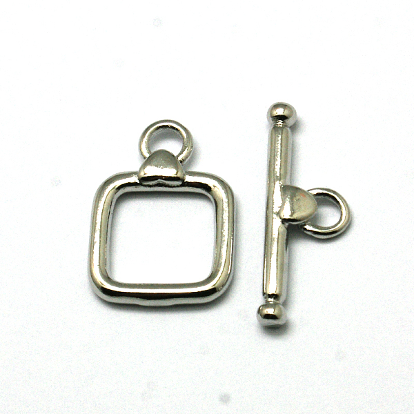 PandaHall Rectangle Brass Toggle Clasps, Platinum, Rectangle: 20.5x15x3mm, Hole: 3mm, Bar: 24x9x3.5mm, Hole: 1.5mm Brass Rectangle
PandaHall Rectangle Brass Toggle Clasps, Platinum, Rectangle: 20.5x15x3mm, Hole: 3mm, Bar: 24x9x3.5mm, Hole: 1.5mm Brass Rectangle