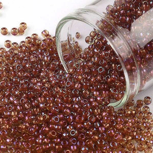 PandaHall TOHO Round Seed Beads, Japanese Seed Beads, (951) Inside Color Jonquil/Brick Red Lined, 11/0, 2.2mm, Hole: 0.8mm, about...
PandaHall TOHO Round Seed Beads, Japanese Seed Beads, (951) Inside Color Jonquil/Brick Red Lined, 11/0, 2.2mm, Hole: 0.8mm, about...