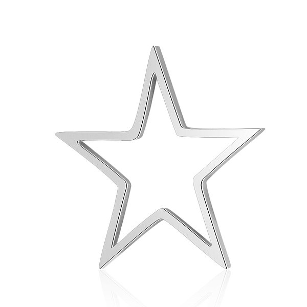 PandaHall 201 Stainless Steel Linking Rings, Star, Stainless Steel Color, 28.5x30x1mm, Hole: 22x16.5mm 201 Stainless Steel Star
PandaHall 201 Stainless Steel Linking Rings, Star, Stainless Steel Color, 28.5x30x1mm, Hole: 22x16.5mm 201 Stainless Steel Star
