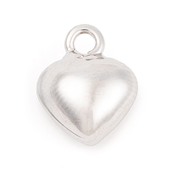 PandaHall Ion Plating(IP) Brass Pendants, Heart Charms, Platinum, 12.5x10x6mm, Hole: 2mm Brass Heart
PandaHall Ion Plating(IP) Brass Pendants, Heart Charms, Platinum, 12.5x10x6mm, Hole: 2mm Brass Heart