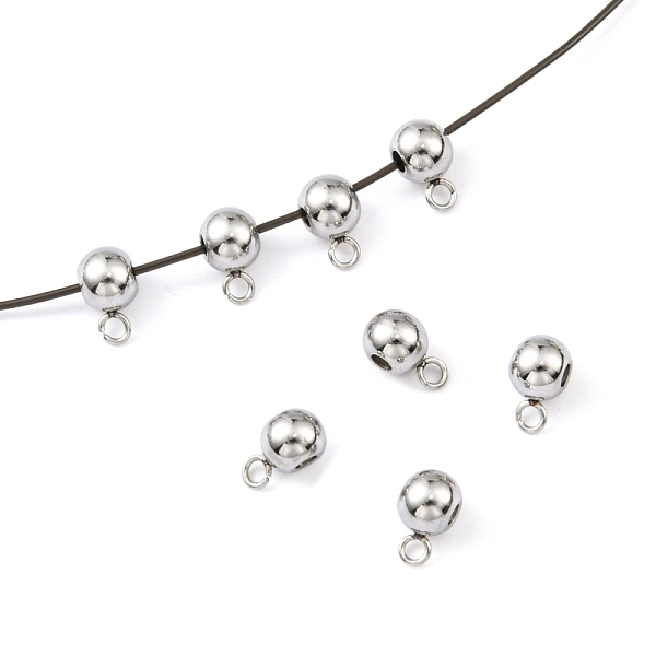 PandaHall 304 Stainless Steel Tube Bails, Loop Bails, Rondelle Bail Beads, Stainless Steel Color, 9x5x6mm, Hole: 2mm, Inner Diameter: 2mm...
PandaHall 304 Stainless Steel Tube Bails, Loop Bails, Rondelle Bail Beads, Stainless Steel Color, 9x5x6mm, Hole: 2mm, Inner Diameter: 2mm...