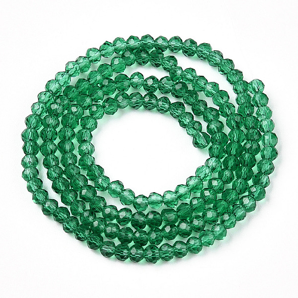 PandaHall Glass Beads Strands, Faceted, Rondelle, Dark Cyan, 10x8mm, Hole: 1mm, about 65~66pcs/strand, 20.8~21.2 inch(53~54cm) Glass...
PandaHall Glass Beads Strands, Faceted, Rondelle, Dark Cyan, 10x8mm, Hole: 1mm, about 65~66pcs/strand, 20.8~21.2 inch(53~54cm) Glass...