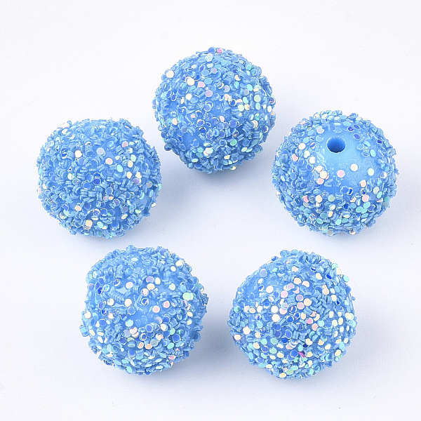 PandaHall Acrylic Beads, Glitter Beads,with Sequins/Paillette, Round, Deep Sky Blue, 12x11mm, Hole: 2mm Acrylic Round Blue
PandaHall Acrylic Beads, Glitter Beads,with Sequins/Paillette, Round, Deep Sky Blue, 12x11mm, Hole: 2mm Acrylic Round Blue