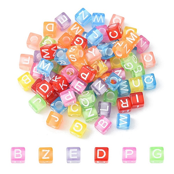 PandaHall Transparent Acrylic Beads, Horizontal Hole, Cube with Random Initial Letter, Mixed Color, 6x6x6mm, Hole: 3.5mm Acrylic Cube..., Multicolor
PandaHall Transparent Acrylic Beads, Horizontal Hole, Cube with Random Initial Letter, Mixed Color, 6x6x6mm, Hole: 3.5mm Acrylic Cube..., Multicolor