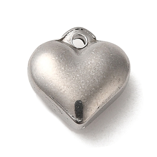 PandaHall 304 Stainless Steel Pendants, Heart Charms, Stainless Steel Color, 9x8x3.5mm, Hole: 1mm 304 Stainless Steel Heart
PandaHall 304 Stainless Steel Pendants, Heart Charms, Stainless Steel Color, 9x8x3.5mm, Hole: 1mm 304 Stainless Steel Heart