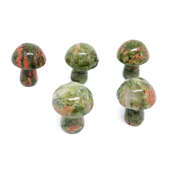 PandaHall Natural Unakite Healing Mushroom Figurines, Reiki Energy Stone Display Decorations, 20mm Unakite Mushroom
PandaHall Natural Unakite Healing Mushroom Figurines, Reiki Energy Stone Display Decorations, 20mm Unakite Mushroom