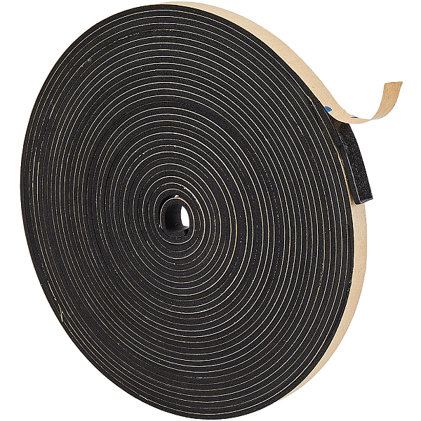 PandaHall Strong Adhesive EVA Sponge Foam Tape, Anti-Collision Seal Strip, Black, 1x0.25cm, 10m/roll Plastic Black
PandaHall Strong Adhesive EVA Sponge Foam Tape, Anti-Collision Seal Strip, Black, 1x0.25cm, 10m/roll Plastic Black