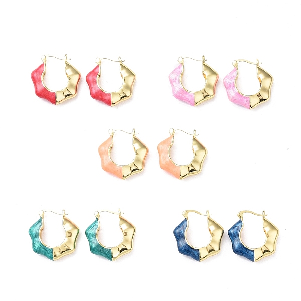 PandaHall Enamel Flower Hoop Earrings, Real 18K Gold Plated Brass Jewelry for Women, Lead Free & Cadmium Free, Mixed Color, 25x24x6mm, Pin..., Multicolor
PandaHall Enamel Flower Hoop Earrings, Real 18K Gold Plated Brass Jewelry for Women, Lead Free & Cadmium Free, Mixed Color, 25x24x6mm, Pin..., Multicolor