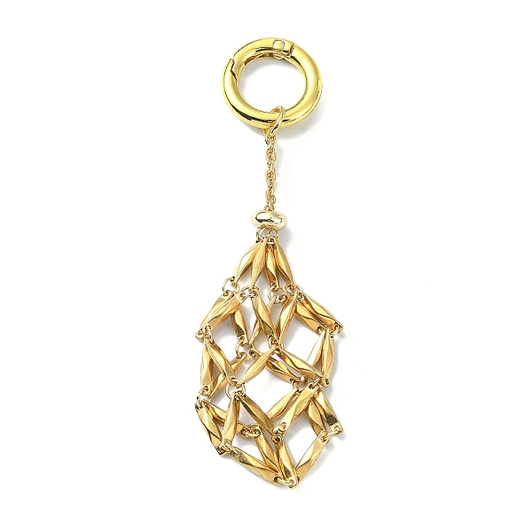 PandaHall 304 Stainless Steel Pouch Keychains, with Alloy Spring Ring Clasps, Golden, 10.2cm Stainless Steel
PandaHall 304 Stainless Steel Pouch Keychains, with Alloy Spring Ring Clasps, Golden, 10.2cm Stainless Steel