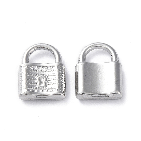 PandaHall 304 Stainless Steel Pendants, Padlock Charm, Stainless Steel Color, 18x13x3mm, Hole: 5x7mm 304 Stainless Steel Lock
PandaHall 304 Stainless Steel Pendants, Padlock Charm, Stainless Steel Color, 18x13x3mm, Hole: 5x7mm 304 Stainless Steel Lock