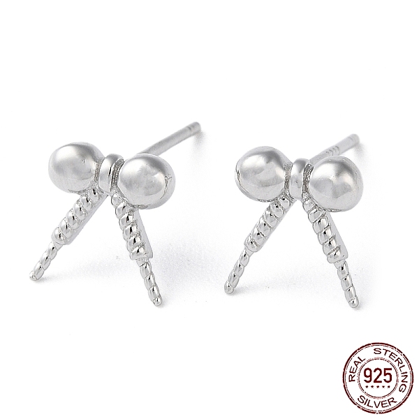 PandaHall Rhodium Plated 925 Sterling Silver Stud Earring Findings, Bowknot, for Half Drilled Beads, with S925 Stamp, Real Platinum Plated...
PandaHall Rhodium Plated 925 Sterling Silver Stud Earring Findings, Bowknot, for Half Drilled Beads, with S925 Stamp, Real Platinum Plated...