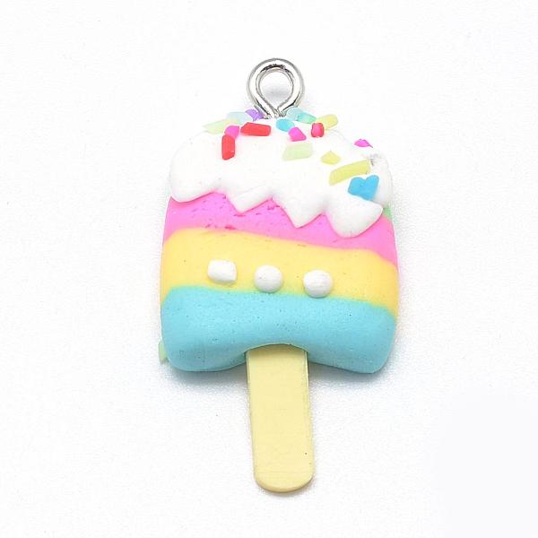 PandaHall Handmade Polymer Clay Pendants, Ice Lolly, Colorful, 36~37x18~19x6~8mm, Hole: 2mm Polymer Clay Food
PandaHall Handmade Polymer Clay Pendants, Ice Lolly, Colorful, 36~37x18~19x6~8mm, Hole: 2mm Polymer Clay Food