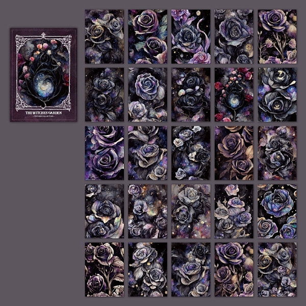 PandaHall 50 Sheets 25 Styles Witch Flower Scrapbook Paper Pads, for DIY Album Scrapbook, Background Paper, Diary Decoration, Purple...
PandaHall 50 Sheets 25 Styles Witch Flower Scrapbook Paper Pads, for DIY Album Scrapbook, Background Paper, Diary Decoration, Purple...