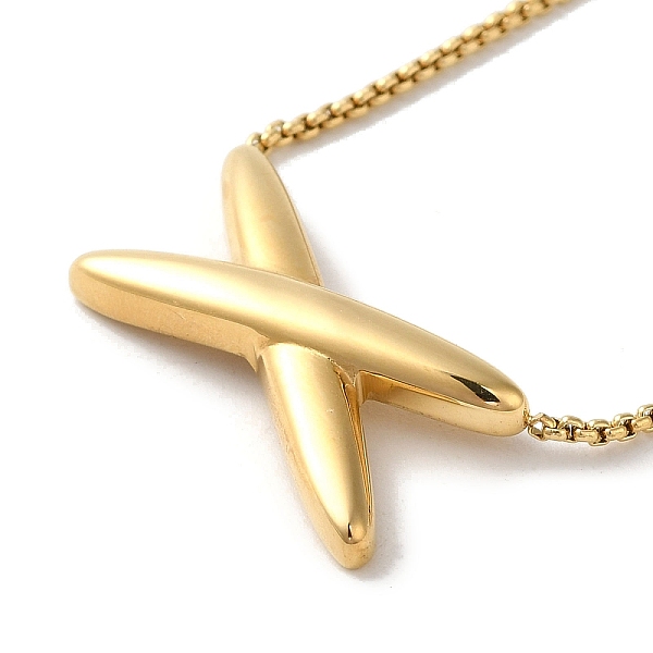 PandaHall Vacuum Plating 304 Stainless Steel Box Chain Necklaces, Letter X Pendant Necklaces, Golden, 16.77 inch(42.6cm) 304 Stainless Steel...
PandaHall Vacuum Plating 304 Stainless Steel Box Chain Necklaces, Letter X Pendant Necklaces, Golden, 16.77 inch(42.6cm) 304 Stainless Steel...