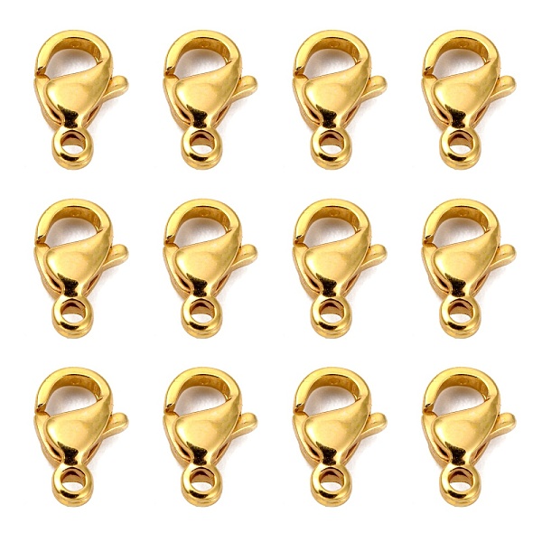 PandaHall 304 Stainless Steel Lobster Claw Clasps, Parrot Trigger Clasps, Manual Polishing, Golden, 9x5x2.5mm, Hole: 1mm 304 Stainless Steel...
PandaHall 304 Stainless Steel Lobster Claw Clasps, Parrot Trigger Clasps, Manual Polishing, Golden, 9x5x2.5mm, Hole: 1mm 304 Stainless Steel...