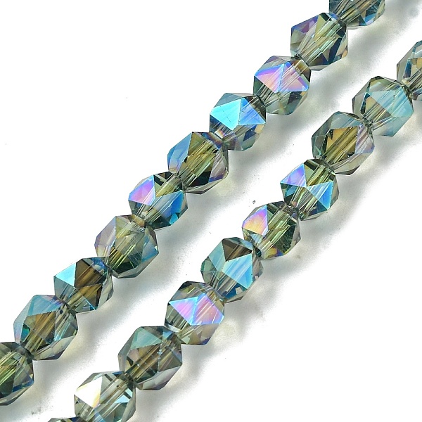 PandaHall Electroplate Glass Beads Strands, Faceted, Lime, 5.5x5x6mm, Hole: 1mm, about 101pcs/strand, 22.05''(56cm) Glass Green
PandaHall Electroplate Glass Beads Strands, Faceted, Lime, 5.5x5x6mm, Hole: 1mm, about 101pcs/strand, 22.05''(56cm) Glass Green