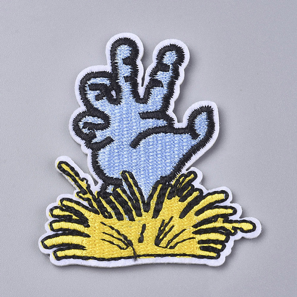 PandaHall Computerized Embroidery Cloth Iron on/Sew on Patches, Costume Accessories, Hand, for Halloween, Colorful, 62x56x2mm Cloth Body
PandaHall Computerized Embroidery Cloth Iron on/Sew on Patches, Costume Accessories, Hand, for Halloween, Colorful, 62x56x2mm Cloth Body