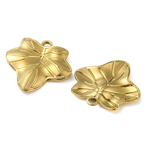 PandaHall Ion Plating(IP) 304 Stainless Steel Pendants, Real 18K Gold Plated, Leaf, 31.5x31x3.5mm, Hole: 3mm 304 Stainless Steel Leaf
PandaHall Ion Plating(IP) 304 Stainless Steel Pendants, Real 18K Gold Plated, Leaf, 31.5x31x3.5mm, Hole: 3mm 304 Stainless Steel Leaf
