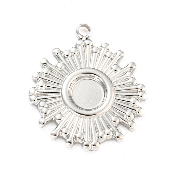PandaHall 304 Stainless Steel Pendant Cabochon Settings, Sun, Stainless Steel Color, Tray: 4mm, 18.5x16x1.5mm, Hole: 1.5mm 304 Stainless...
PandaHall 304 Stainless Steel Pendant Cabochon Settings, Sun, Stainless Steel Color, Tray: 4mm, 18.5x16x1.5mm, Hole: 1.5mm 304 Stainless...